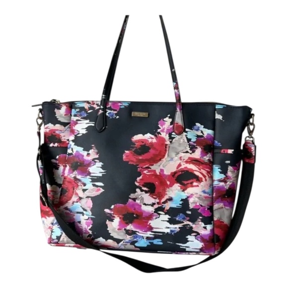 Kate Spade floral diaper bag - Picture 1 of 17